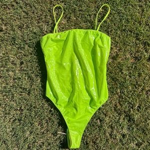 Sorely Neon Green Bodysuit S